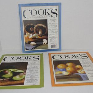 AMERICA'S TEST KITCHEN THREE COOK'S ILLUSRTATED MAGAZINES
